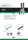 1004 With precision-engineered ball nose, toroidal, and new high-feed inserts, the M270 Series provides the highest accuracy and insert stability for ex Каталог WIDIA 2017 Металлорежущий инструмент Стационарный и вращающийся для металлообрабатывающих станков и оборудования Стр. M100 ENG