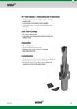 1525 Widia UP Point Design Versatility and Productivity One insert style for all your work in steel, cast iron, and even stainless steels Low cutting fo Каталог WIDIA 2017 Металлорежущий инструмент Стационарный и вращающийся для металлообрабатывающих станков и оборудования Стр. U5 ENG