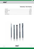 1613 Widia Holemaking Hole Finishing Introduction W2-W5 HSR Reaming Tools W6-W29 Widia TRM W30-W33 ROTAFLEX W34-W71 Custom Solutions W72-W81 Каталог WIDIA 2017 Металлорежущий инструмент Стационарный и вращающийся для металлообрабатывающих станков и оборудования Стр. W1 ENG