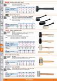 1372 jEfem b Dead-blow mallet, plastic coated Hammer body of steel, dead-blow due to steel ball filling Hammer fully sheathed in plastic Temperature-r Каталог HOFFMANN GROUP 2015 Инструмент режущий слесарный измерительный абразивный Оборудование Комплексные поставки для промышленных предприятий Стр. 1372 ENG