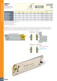 306 Обработка канавок 302 PENTACUT PARTING A GROOVING LINE PCHBR/L Двухсторонние лезвия для прорезки канавок и отрезки для пластин PENTACUT OAL - ir Каталог ISCAR 2020 Инструменты для токарных работ Пластины сменные режущие для точения отрезки обработки канавок нарезания резьбы наружной и внутренней Резцы Оснастка Стр. 302
