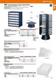 51 Hoffmann Group ЧИСЛО выдвижных ящиков I в 1 8 I 24 Секция выдвижных ящиков 124,24 124,24 124,24 высота мм 435 ширина мм 357 глубина мм 255 Возмож Каталог HOFFMANN GROUP 2017 Мебель производственная Промышленные системы хранения Рабочие места Верстаки Автоматизированные шкафы Складское оборудование Стр. 51