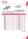 91 SK-DCK SK-DCK Boring Adapter SK-DCKMSlJJfli B Specification Btk Figure D di d Li l 2 L flJHiftT Side-lock screw mw Wrench Weight SK30- DCK1-55 A Каталог DEREK 2017 Инструмент металлорежущий и станочная оснастка Фрезы концевые твердосплавные и с режущими сменными пластинами Резцы Державки Расточные головки Стр. A60