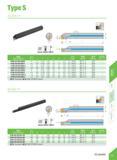 305 TypeS SCLCR/L H SCLCRA P mm H'J' in is 71 tii7jc L Specification Min dia d F L Li H a Insert Screw Wrench Water hole S08K-SCLCR/L06H09 9 8 4 25 1 Каталог DEREK 2017 Инструмент металлорежущий и станочная оснастка Фрезы концевые твердосплавные и с режущими сменными пластинами Резцы Державки Расточные головки Стр. D50