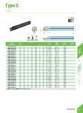 317 TypeS STFPR/L - Jo, H'J' flnis J±StR7L Specification Min dia d F Li L H a Insert Screw Wrench Water hole S10K-STFPR/L08 13 10 6 17 125 9 8° TP 08 Каталог DEREK 2017 Инструмент металлорежущий и станочная оснастка Фрезы концевые твердосплавные и с режущими сменными пластинами Резцы Державки Расточные головки Стр. D62