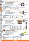 702 R Hm Revolving lathe centre with draw-off nut - with carbide insert Version Application Point angle 60° With carbide tip for small centres and dr Каталог HOFFMANN GROUP 2015 Инструмент режущий слесарный измерительный абразивный Оборудование Комплексные поставки для промышленных предприятий Стр. 702 ENG