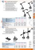 883 RlNOGA HOLEX Mechanical magnetic measuring stand Version Mechanical magnetic measuring stand with central locking mechanism All three joints are Каталог HOFFMANN GROUP 2015 Инструмент режущий слесарный измерительный абразивный Оборудование Комплексные поставки для промышленных предприятий Стр. 883 ENG