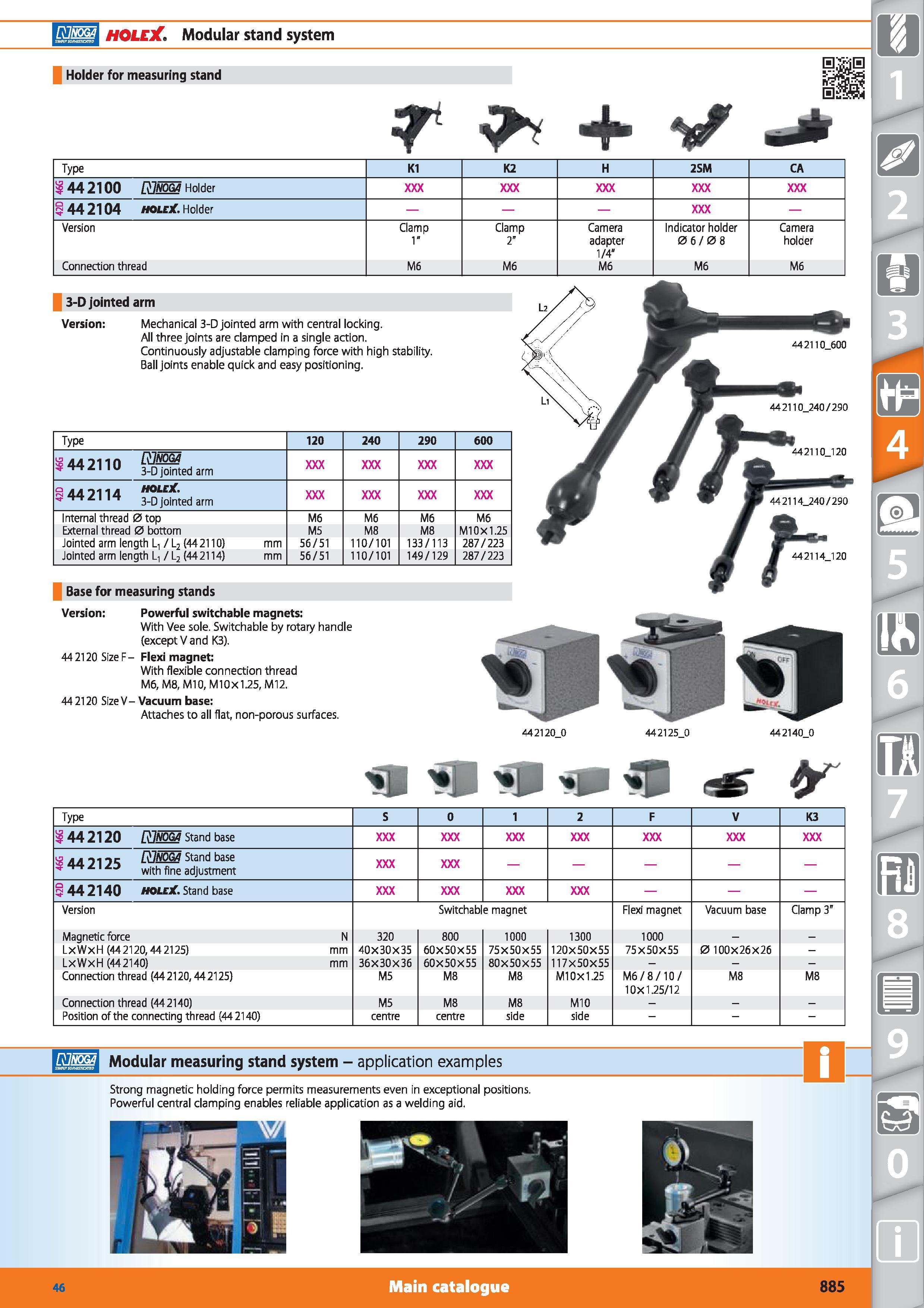 885 RlNOGA HOLEX Modular stand system Holder for measuring stand Type K1 K2 H 2SM CA 44 2100 mSOOJ Holder 44 2104 holcjC Holder Version Clamp Clamp C Каталог HOFFMANN GROUP 2015 Инструмент режущий слесарный измерительный абразивный Оборудование Комплексные поставки для промышленных предприятий Стр. 885 ENG