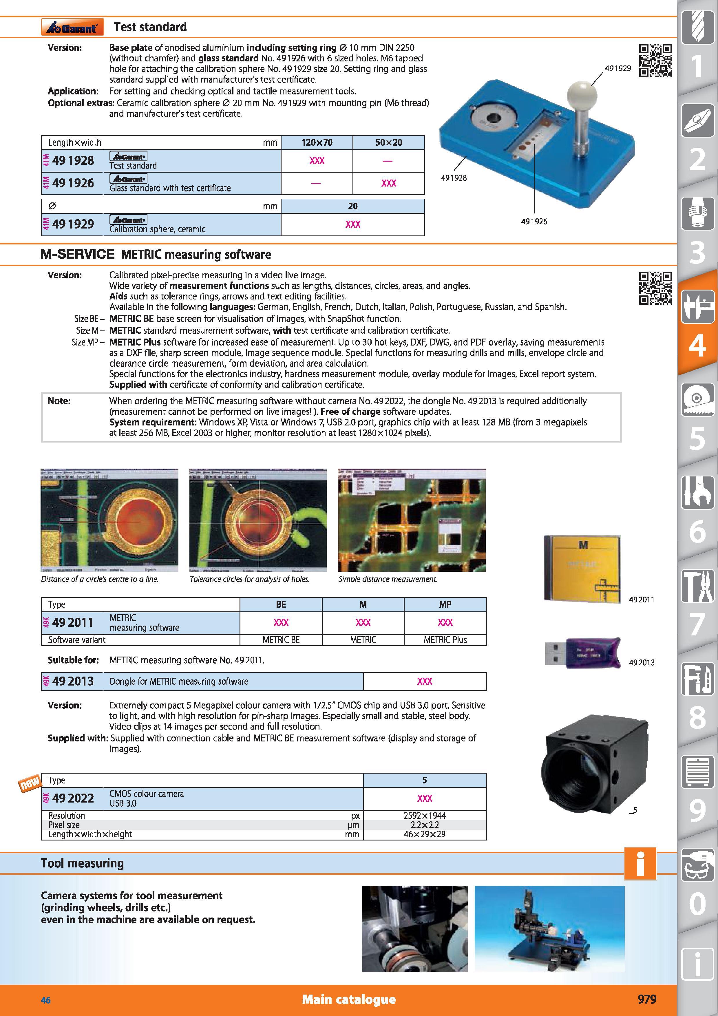 979 Garant Test standard Version Base plate of anodised aluminium including setting ring 0 10 mm DIN 2250 (without chamfer) and glass standard No 491 Каталог HOFFMANN GROUP 2015 Инструмент режущий слесарный измерительный абразивный Оборудование Комплексные поставки для промышленных предприятий Стр. 979 ENG