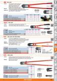 1355 Bolt cutter Version Cutter head with compound action and universal jaws Eccentric screws allow precise and easy adjustment of the blades Forged c Каталог HOFFMANN GROUP 2015 Инструмент режущий слесарный измерительный абразивный Оборудование Комплексные поставки для промышленных предприятий Стр. 1355 ENG