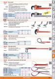 1397 HOLEX Pipe wrench Version 81 0850-81 0860- Application The spring-mounted floating jaw is adjustable by a knurled screw, quick pre-setting to the Каталог HOFFMANN GROUP 2015 Инструмент режущий слесарный измерительный абразивный Оборудование Комплексные поставки для промышленных предприятий Стр. 1397 ENG