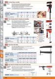 1428 0 3 One-hand clamp, reversible 0 Version Application Rails of drawn steel, burnished Sliding jaw, fixed jaw, body, and pump handle of glass fibre Каталог HOFFMANN GROUP 2015 Инструмент режущий слесарный измерительный абразивный Оборудование Комплексные поставки для промышленных предприятий Стр. 1428 ENG