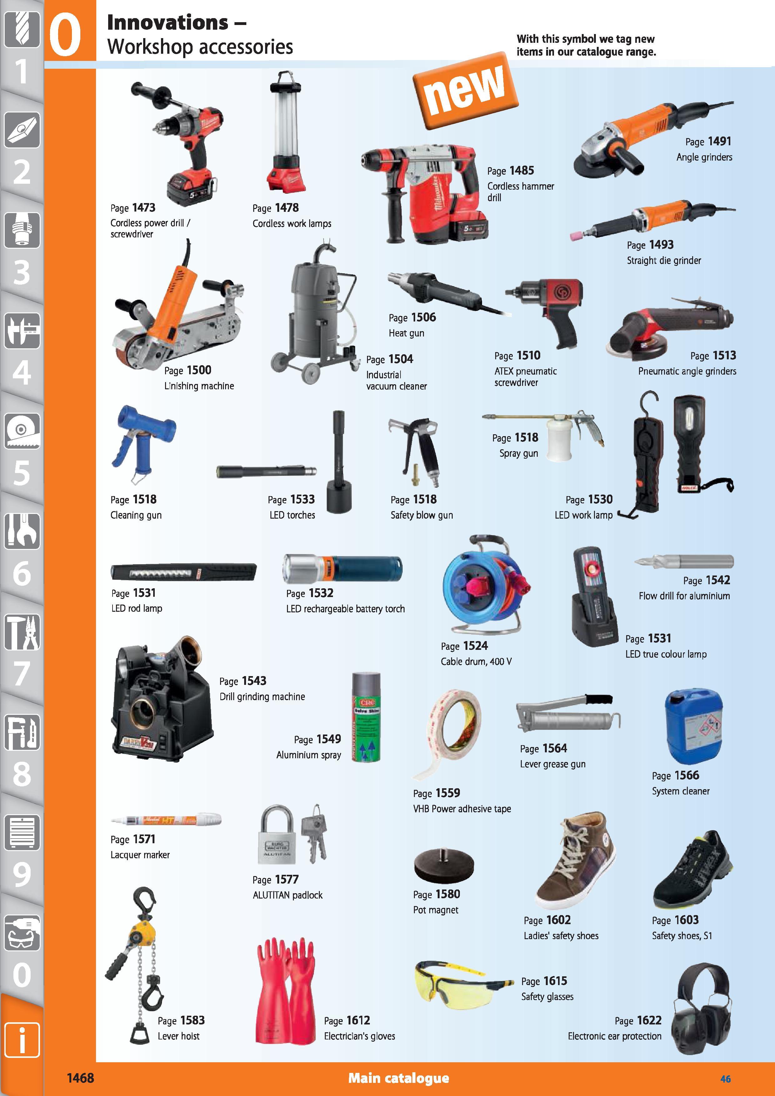 1468 Page 1571 Lacquer marker Page 1577 ALUTITAN padlock Page 1542 Flow drill for aluminium Page 1531 LED true colour lamp Page 1532 LED rechargeable Каталог HOFFMANN GROUP 2015 Инструмент режущий слесарный измерительный абразивный Оборудование Комплексные поставки для промышленных предприятий Стр. 1468 ENG