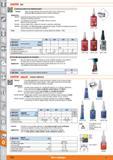 1552 OJ XgT/TE Join Jointing products for shaft-hub joints mm Version High-strength adhesive which permits transmission of high forces Good gap-fillin Каталог HOFFMANN GROUP 2015 Инструмент режущий слесарный измерительный абразивный Оборудование Комплексные поставки для промышленных предприятий Стр. 1552 ENG