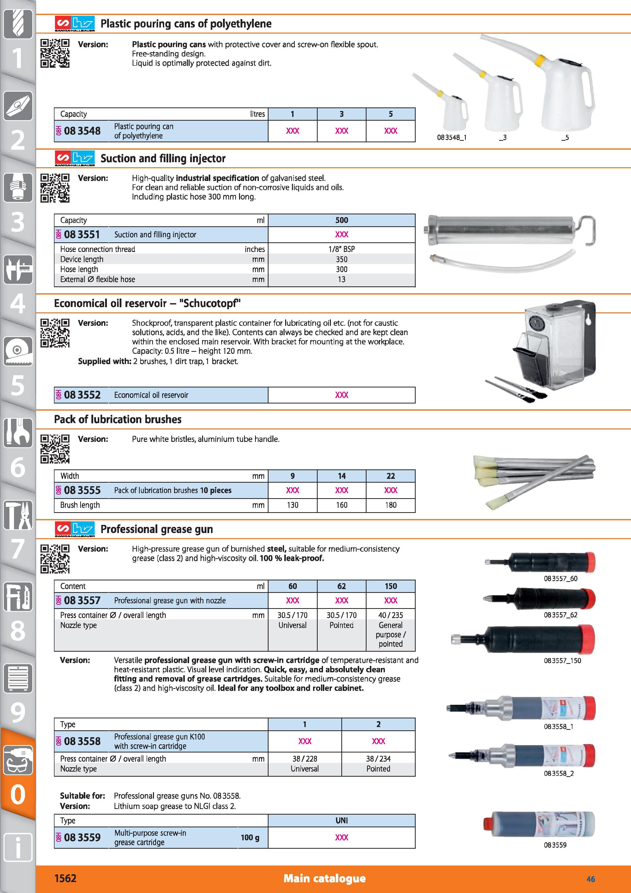 1562 1 co hj Plastic pouring cans of polyethylene 0 Version Plastic pouring cans with protective cover and screw-on flexible spout Free-standing desig Каталог HOFFMANN GROUP 2015 Инструмент режущий слесарный измерительный абразивный Оборудование Комплексные поставки для промышленных предприятий Стр. 1562 ENG