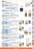 1577 BURG WACHTER Padlocks m Version Solid lever action security lock, housing weatherproof galvanised Supplied with Padlock with 2 keys Housing 0 mm Каталог HOFFMANN GROUP 2015 Инструмент режущий слесарный измерительный абразивный Оборудование Комплексные поставки для промышленных предприятий Стр. 1577 ENG