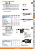 835 Mitutoyo HOLEX Cabezas micrométricas NNM Norma s 0 45 Características: Husillo completamente templado y tambor de micrómetro con cromado antidesl Каталог HOFFMANN GROUP 2015 Инструмент слесарный измерительный режущий абразивный Оборудование Комплексные поставки для промышленных предприятий Стр. 835 SPA