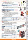 923 Tajima holejC Plomada Características: Plomada con punta fina y cordón de nilón de buena visibilidad 46 7580- Posibilidades de fijación múltiples Каталог HOFFMANN GROUP 2015 Инструмент слесарный измерительный режущий абразивный Оборудование Комплексные поставки для промышленных предприятий Стр. 923 SPA