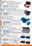 1298 ; co a onn Caja de plástico para ’ herramientas Medida exterior (Longitud xAncho xAltura) mm Inserto (LongitudxAnchoxAltura) mm Número de cierres Каталог HOFFMANN GROUP 2015 Инструмент слесарный измерительный режущий абразивный Оборудование Комплексные поставки для промышленных предприятий Стр. 1298 SPA