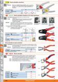 1340 > j°KARr Alicates pelacables automáticos E Aplicación: Para todos los cables de sensor/ actuador usuales con envoltorio de PUR o PVC, estructura Каталог HOFFMANN GROUP 2015 Инструмент слесарный измерительный режущий абразивный Оборудование Комплексные поставки для промышленных предприятий Стр. 1340 SPA
