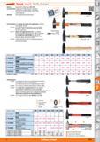 1363 Garant I ¡Sm b HOLEX Martillos de cerrajero Norma: Cabeza del martillo según DIN 1041 Características: Cabeza del martillo forjada en estampa y r Каталог HOFFMANN GROUP 2015 Инструмент слесарный измерительный режущий абразивный Оборудование Комплексные поставки для промышленных предприятий Стр. 1363 SPA
