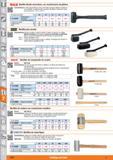1372 m 1 jEfem b Martillo blando antirrebote, con recubrimiento de plástico SílB Características: Cuerpo del martillo de acero, antirrebote gracias al Каталог HOFFMANN GROUP 2015 Инструмент слесарный измерительный режущий абразивный Оборудование Комплексные поставки для промышленных предприятий Стр. 1372 SPA