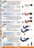 1402 UDUfUPfUfO Cortatubos pequeño Universal con 2 rodillos de guía 0 Características: Cuerpo de acero especial forjado en estampa, cromado Rodillos d Каталог HOFFMANN GROUP 2015 Инструмент слесарный измерительный режущий абразивный Оборудование Комплексные поставки для промышленных предприятий Стр. 1402 SPA