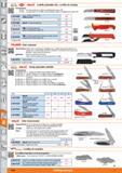 1418 HOLEJC Cuchillo pelacables fijo / cuchillo de montaje HííiH Características: igsjírt 84 4410 - Con tapa protectora, aislado completamente según V Каталог HOFFMANN GROUP 2015 Инструмент слесарный измерительный режущий абразивный Оборудование Комплексные поставки для промышленных предприятий Стр. 1418 SPA