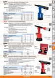 1385 CESIPA4 Pneumatisch-hydraulisches Blindnietgerät Taurus Ausführung Betriebsdruck 5-7 bar Abnehmbarer Dornauffangbehälter Vorteil Das Greifba Каталог HOFFMANN GROUP 2015 Инструмент режущий слесарный измерительный абразивный Оборудование Комплексные поставки для промышленных предприятий Стр. 1385 DEU