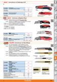 1421 HOLEX Universalmesser mit Zinkdruckguss-Griff 84 4830 Universalmesser mit einziehbarer Klinge und Köcher 21,70 ganze Länge mm 200 Anzahl Kli Каталог HOFFMANN GROUP 2015 Инструмент режущий слесарный измерительный абразивный Оборудование Комплексные поставки для промышленных предприятий Стр. 1421 DEU