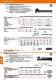 542 Abstechwerkzeuge (Typ A, AE) 240010- Abstechhalter für Messer Nr 240014-240020 Die Messer werden seitlich im geschlitzten Halter gespannt Lieferu Каталог HOFFMANN GROUP 2016 Режущий инструмент и инструментальная оснастка для металлообрабатывающего промышленного оборудования 47 версия издания Стр. 542 DEU