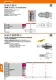 728 MicroClamp ISO 12164 (DIN 69893-1) Für Rechts- und Linkslauf Spannbereich 0,2 3,4 mm, Rundlauf < 0,01 mm Übertragbares Drehmoment 7 Nm Zulässige Каталог HOFFMANN GROUP 2016 Режущий инструмент и инструментальная оснастка для металлообрабатывающего промышленного оборудования 47 версия издания Стр. 728 DEU