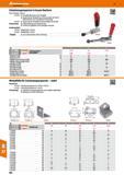 902 Schubstangenspanner in kurzer Bauform Pass-Schrauben vergütet 376700- Kompakte Bauweise durch Handgriff Ergonomischer Handgriff aus 2 Komponenten Каталог HOFFMANN GROUP 2016 Режущий инструмент и инструментальная оснастка для металлообрабатывающего промышленного оборудования 47 версия издания Стр. 902 DEU