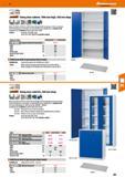 285 Hoffmann Group 47 4asmAM Swing door cabinet, 1950 mm high, 430 mm deep 04,114 Body and doors of 0 9 mm sheet metal, storage shelf mountings at 40 Каталог HOFFMANN GROUP 2016 Производственная мебель для работы хранения и транспортировки в условиях промышленных предприятий и сервисных мастерских Вер. 47 ENG Стр. 285