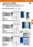 293 <0 9 T rnStS I I IS Auarant Modular cabinets 550 mm deep, 1000 mm high Colour: Standard paint finish body light grey RAL 7035, doors and drawers Каталог HOFFMANN GROUP 2016 Производственная мебель для работы хранения и транспортировки в условиях промышленных предприятий и сервисных мастерских Вер. 47 ENG Стр. 293