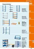 489 Hoffmann Group 47 Storage technology Plug-in racking and inclined shelving Width: 750-1300 mm Depth: 325-800 mm Heig ht: 800 - 3000 mm Load capac Каталог HOFFMANN GROUP 2016 Производственная мебель для работы хранения и транспортировки в условиях промышленных предприятий и сервисных мастерских Вер. 47 ENG Стр. 489