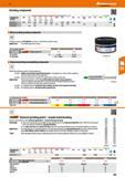 293 Hoffmann Group 47 Grinding compounds Suitable for/ v, m/s AIMg X < 900 N X < 1400 N X <55 HRC X < 60 HRC X <67 HRC Carbide IN0X Ti GG(G) CuZn Pla Каталог HOFFMANN GROUP 2016 Ручной слесарно-монтажный и измерительный инструмент и оборудование от комплексного поставщика промышленных предприятий Вер. 47 Англ. Стр. 293