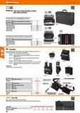 614 parat j00 caSes made of leather / plastic with centre partition Side parts made of wear-resistant ABS plasticfno seam wear), front wall and flap Каталог HOFFMANN GROUP 2016 Ручной слесарно-монтажный и измерительный инструмент и оборудование от комплексного поставщика промышленных предприятий Вер. 47 Англ. Стр. 614