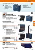 623 Hoffmann Group 47 Service tool case of X-ABS wheeled with tool dips Service tool case of X-ABS wheeled with shaft pockets Internal dimension leng Каталог HOFFMANN GROUP 2016 Ручной слесарно-монтажный и измерительный инструмент и оборудование от комплексного поставщика промышленных предприятий Вер. 47 Англ. Стр. 623