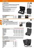 626 HDPE mfe Service tool case of HDPE with wheels and pull handle Integral TSA locks (No 692915) and feet, metal hinges, carrying handle, 2 ball bea Каталог HOFFMANN GROUP 2016 Ручной слесарно-монтажный и измерительный инструмент и оборудование от комплексного поставщика промышленных предприятий Вер. 47 Англ. Стр. 626