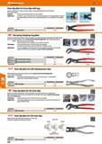 658 Hoffmann Group 47 Hose clip pliers for hose clips with lugs Sturdy model with slim head and long handles Chemically blacked, bright finished head Каталог HOFFMANN GROUP 2016 Ручной слесарно-монтажный и измерительный инструмент и оборудование от комплексного поставщика промышленных предприятий Вер. 47 Англ. Стр. 658