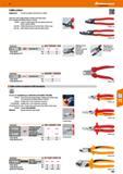 695 Cable cutters Application: For cutting copper and aluminium cables Head with sickle-shaped blades Handles with plastic grips Cuts smoothly and cl Каталог HOFFMANN GROUP 2016 Ручной слесарно-монтажный и измерительный инструмент и оборудование от комплексного поставщика промышленных предприятий Вер. 47 Англ. Стр. 695