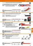 747 Hoffmann Group 47 A rennsteig Corner pipe wrench with S-form jaws and quick adjustment Swedish design, with slim 45° offset jaw Forged throughout Каталог HOFFMANN GROUP 2016 Ручной слесарно-монтажный и измерительный инструмент и оборудование от комплексного поставщика промышленных предприятий Вер. 47 Англ. Стр. 747