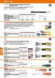 766 Hoffmann Group 47 A rennsteig Flat scraper with exchangeable carbide insert and plastic handle Strong flat steel bar with clamping mechanism and Каталог HOFFMANN GROUP 2016 Ручной слесарно-монтажный и измерительный инструмент и оборудование от комплексного поставщика промышленных предприятий Вер. 47 Англ. Стр. 766