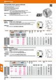 744 Hoffmann Group 47 Three-jaw lathe chucks / geared scroll chucks Manual chucks with gear scroll, centrically clamping Body made of cast iron or st Каталог HOFFMANN GROUP 2016 Станочный режущий и вспомогательный инструмент для металлорежущих универсальных станков центров и комплексов с ЧПУ Версия 47 Стр. 744