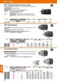 814 Hoffmann Group 47 R Hm Self-tightening drill chuck for hand power drills Automatic tightening whilst drilling, proportional to the cutting force Каталог HOFFMANN GROUP 2016 Станочный режущий и вспомогательный инструмент для металлорежущих универсальных станков центров и комплексов с ЧПУ Версия 47 Стр. 814