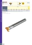 322 ФРЕЗЫ ДЛЯ ОБРАБОТКИ ПАЗОВ И ОТРЕЗКИ MULTI- INDEXABLE SOLID CARBIDE LINE MM GRIT (ласточкин хвост) Сменные твердосплавные головки Обозначение Разм Каталог ISCAR 2020 Фрезы твердосплавные монолитные и сборные Сверла спиральные с СМП Пластины режущие сменные Вспомогательный инструмент для станков по металлу Стр. 318