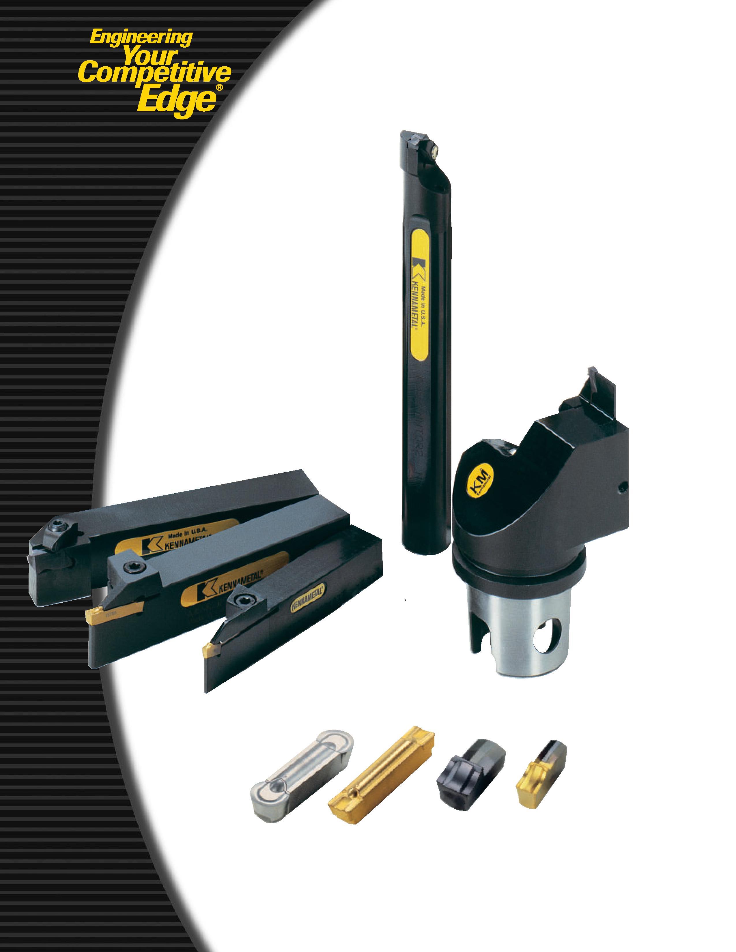 268 Engineering Competitive Edge Каталог KENNAMETAL 2004 Режущий инструмент для точения отрезки обработки канавок и нарезания резьбы на металлорежущих станках и центрах с ЧПУ Стр. 