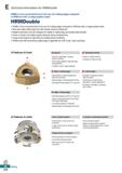 734 Technical Information for HRMDouble HRMD is more economical due to the use of 6 cutting-edges compared to HRM tool with a 3-edge positive insert Каталог KORLOY 2020 Режущий и вспомогательный инструмент для станков ЧПУ и универсальных Фрезы с СМП Сверла твердосплавные Резцы токарные Пластины сменные режущие Стр. E276