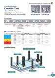 793 Technical Information for Chamfer Tool All applications for chamfers Chamfer Tool All chamfer applications Chamfer angles 15°, 30°, 45°, 60° for Каталог KORLOY 2020 Режущий и вспомогательный инструмент для станков ЧПУ и универсальных Фрезы с СМП Сверла твердосплавные Резцы токарные Пластины сменные режущие Стр. E335